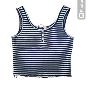 💕So Striped‎ cropped tank top
